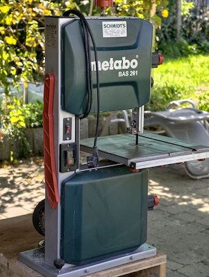 Bandsäge Metabo BAS261, gebraucht, Neupreis über 400 Euro