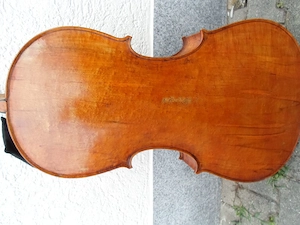 Sehr schönes Cello mit Zettel GEORGES CUNAULT Paris 1920 Bild 3