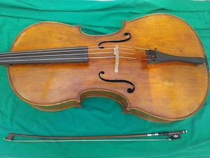Sehr schönes Cello mit Zettel GEORGES CUNAULT Paris 1920 Bild 6