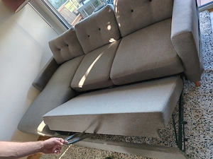 Sofa ausziehbar mit Stauraum Bild 5