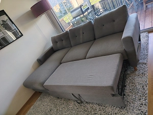 Sofa ausziehbar mit Stauraum Bild 6