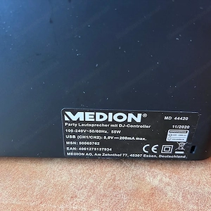 Medion Partylautsprecher mit DJ Controller Bild 3