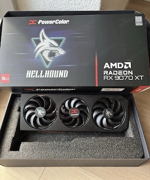 Powercolor AMD Radeon RX9070XT helhound oc 16GB Grafikkarte GDDR6 HDMI DP  Bild 2