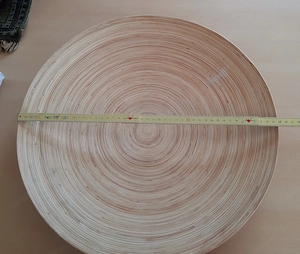 1 großer Bamusteller aus Indien, Dm. 44,5 cm, gebraucht Bild 2