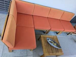 Loungeset - Massivholz, Lounge, Gartenmöbel Bild 2