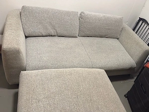 Verkaufe Sofa inkl. Hocker  Bild 3