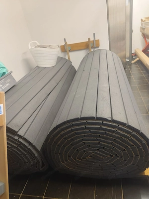 Rollmatten 14m x 2m gebraucht