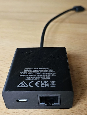 Amazon Ethernetadapter für Fire TV   Fire TV Stick   neuwertig Bild 2