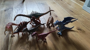 8 Schleich Dinosaurier 