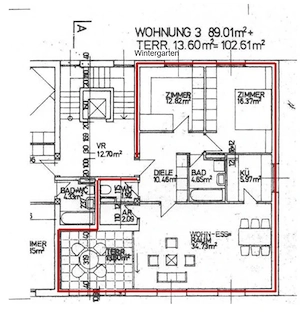 Große, sonnige 3-Zimmer-Wohnung zum Wohlfühlen im Zentrum von Bregenz zu vermieten Bild 2