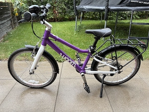 Lila Woom 4 Fahrrad   8 Gänge   mit viel Zubehör Bild 2