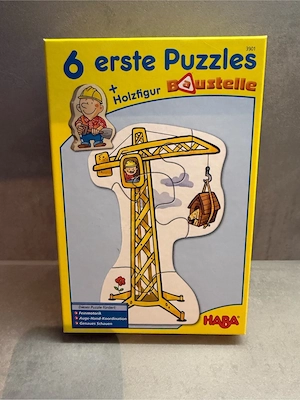HABA 6 erste Puzzle - Baustelle