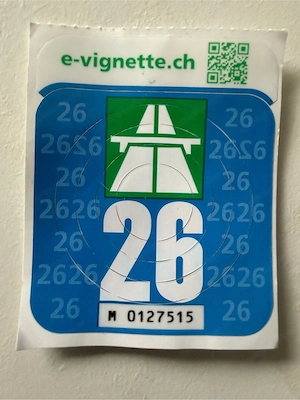 schweizer vignette 2026