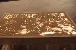 Sandmalkasten mit Beleuchtung   Nur Abholung Bild 5