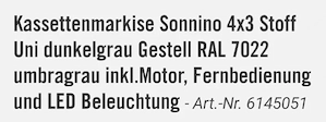 Markise 3m x 4m Bild 2