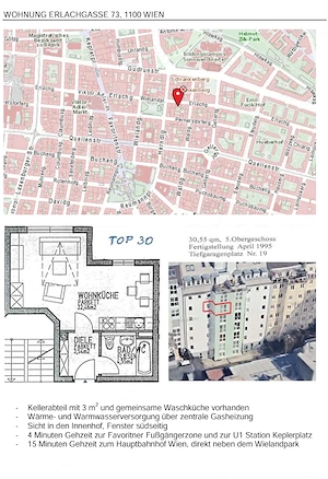 1 Zimmer Wohnung in Wien zu vermieten incl. Tiefgaragenplatz Bild 10