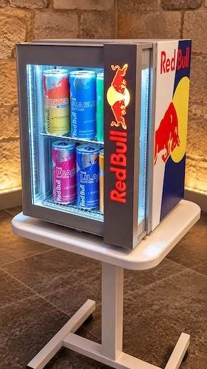 Red Bull Mini-Kühlschrank Bild 3