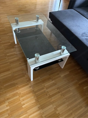 Couch+ Glastisch Bild 2
