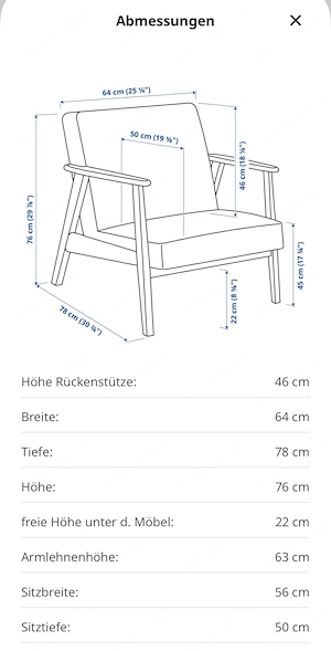 Ikea Kivik 3-Sofa mit Récamiere + Kivik Hocker + Ekenäset Sessel Bild 9