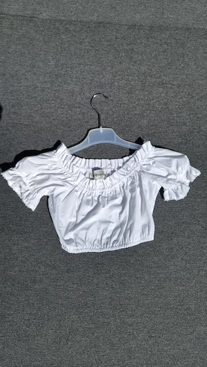 Isar Trachten Dirndl Gr. 152 mit Bluse & Strickjacke   einzeln oder Set -  sehr guter Zustand Bild 5