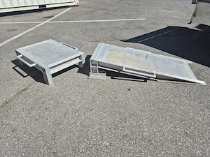 Auffahrrampe aus Aluminium