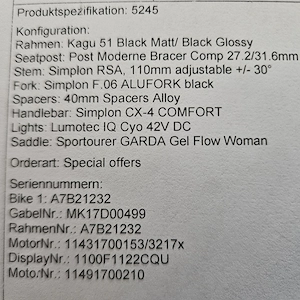 Herren E-Bike nur 260 km gefahren