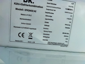 Kühl-Gefrierkombination ok. Bild 2