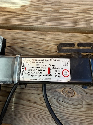 Uebler Fahrradträger P22S VW Bild 5