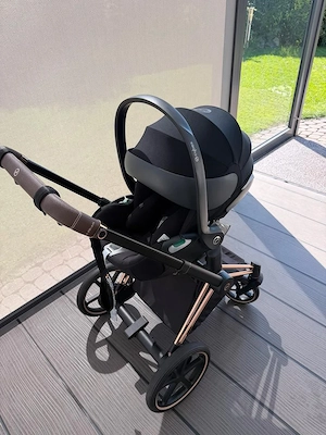 Cybex e-priam Complettset Schwartz Roségold + Kindersitz 1-3 Jahre  Bild 5