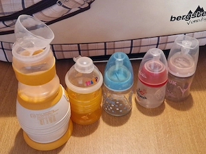 Babyflaschen mit kühler