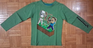 2Stk Minecraft Sweatshirt Gr.116 Bild 2