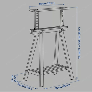 IKEA Tischböcke, 2 Stück Bild 2