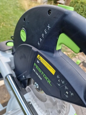 Festool Kapex KS 120 REB mit Tischverlängerungen Untergestel Bild 3