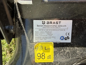 Rasenmäher Brast 7 PS Bild 2