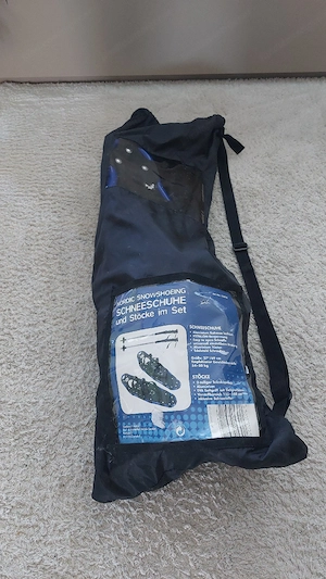 Schneeschuh-Set: Schneeschuhe + Stöcke Bild 3