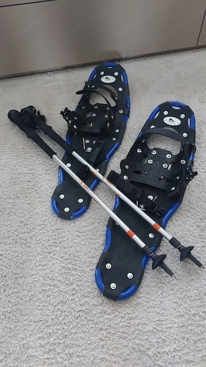 Schneeschuh-Set: Schneeschuhe + Stöcke Bild 2