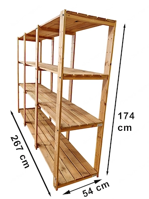 Dreier-Regal Ikea Hejne Kiefer H 174 oder 233   B 267   T 54 cm