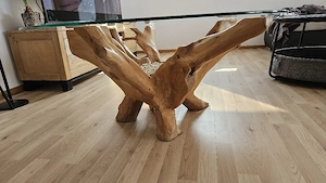 Massivholz Wurzel Couchtisch Bild 2
