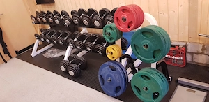   Komplette Home-Gym-Ausstattung   Fitnessgeräte, Hanteln, Gewichte & Zubehör Bild 3
