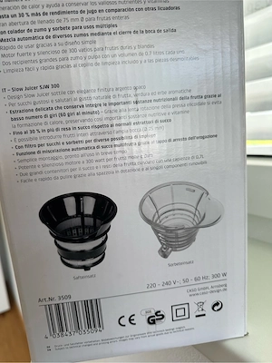 Slow Juicer Fit Pro Entsafter  Caso SJW 300  Bild 4