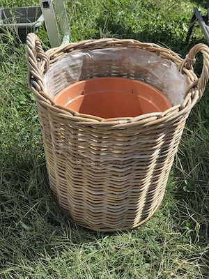 Rattan Pflanzenkorb