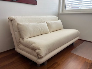 Sehr hochwertige ausziehbare 2er Couch  Multi Schlafsofa Ligne Rose Bild 4