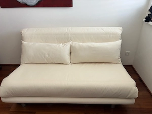 Sehr hochwertige ausziehbare 2er Couch  Multi Schlafsofa Ligne Rose