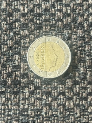 2 Euro Umlaufmünze Luxemburg 2004