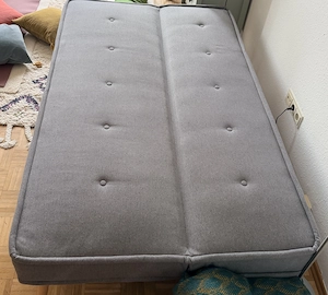 Schlafsofa im Retro Design mit Holzbeinen 190m lang Bild 3