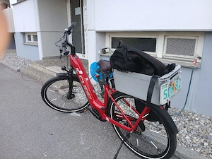 e fahrrad  mit keilriemen ein Monat alt 50 km