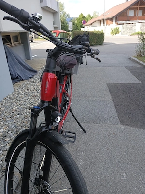 e fahrrad  mit keilriemen ein Monat alt 50 km Bild 3