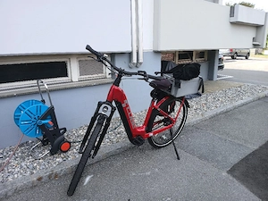 e fahrrad  mit keilriemen ein Monat alt 50 km Bild 2