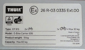 Thule E-Bike Carrier 936 Bild 2