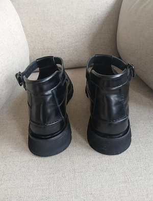 Halbschuhe schwarz, Gr. 41 Bild 4